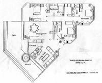 Villa Del Palmar 3 BR Ocean Front Villa floorplan