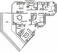 Villa 1401 Ocean Front Penthouse floorplan