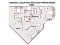 Ocean Front Penthouse floorplan