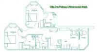 2 BDRM/3 Bath  floorplan