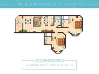 2 BDRM/3 Bath Elite floorplan