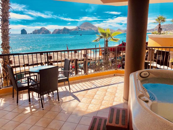 Villa Del Palmar Cabo Penthouse 1201 Ocean View from Balcony